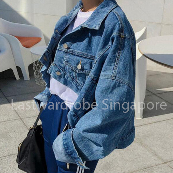 Korean Eve Denim Irregular Stylish Jacket