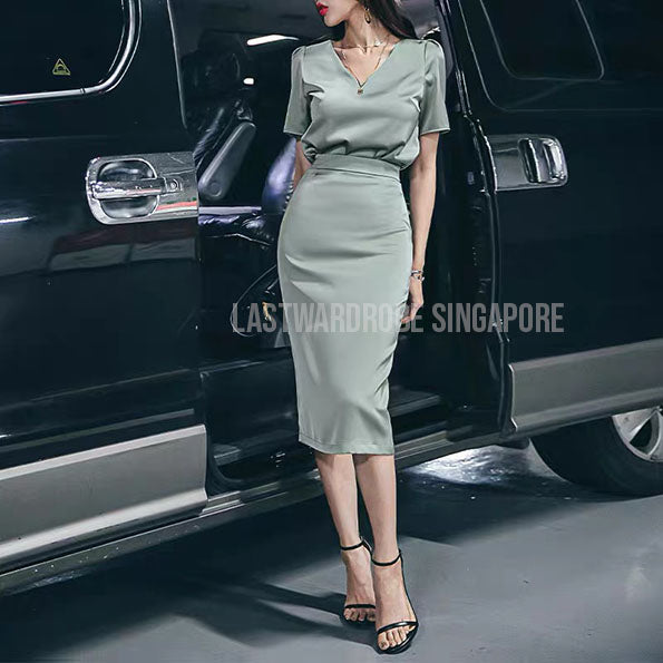 Korean Chloe Two Piece Skirt Set