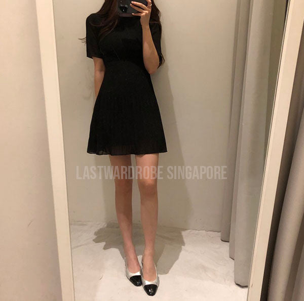 Korean Opel Chiffon Pleated Doll Dress