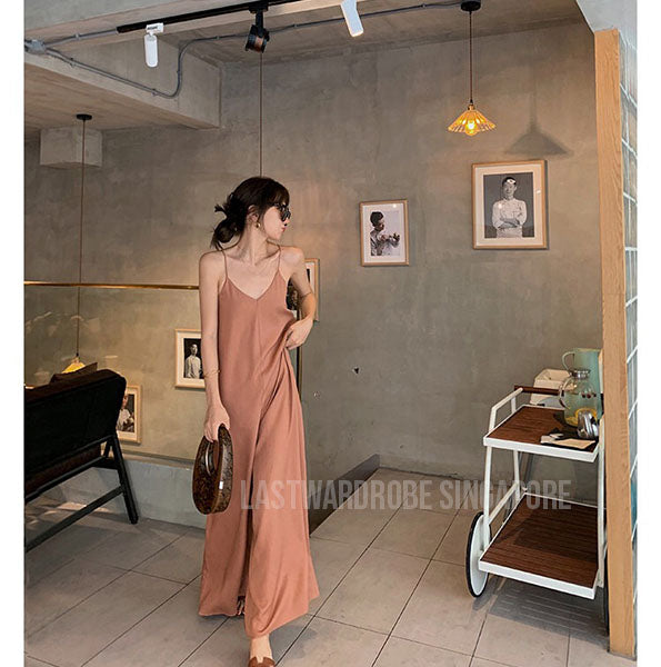 Korean Ellen Spaghetti Comfy Overall
