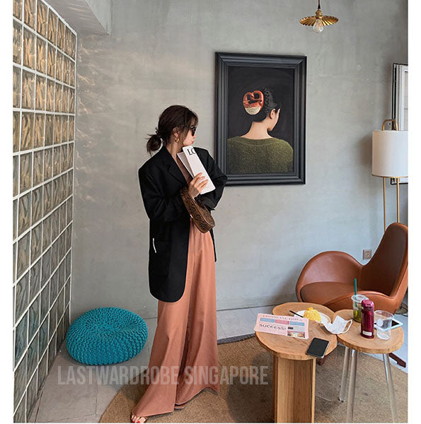 Korean Ellen Spaghetti Comfy Overall
