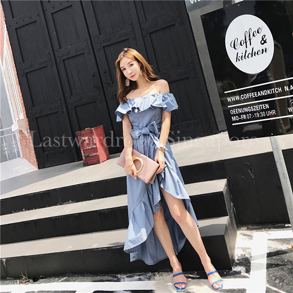 Korean Zoey Ruffle Dress