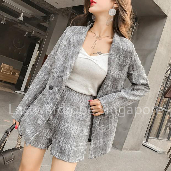 Korean Alexa Two Piece Suit