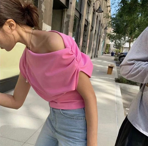 Korean Sinhyo Off Shoulder Top
