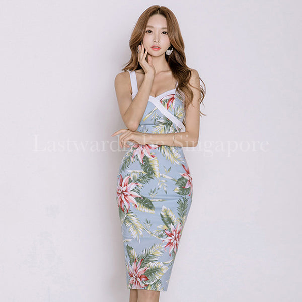 Korean Lolita Floral Dress